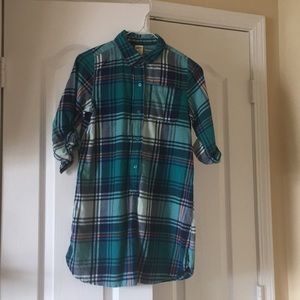 Colorful plaid dress